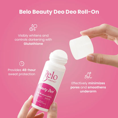 Belo Whitening Beauty Deo Roll On 40ml, Pack of 2