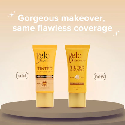 Belo SunExpert Tinted Sunscreen SPF50 PA++++ 50ml, Pack of 2