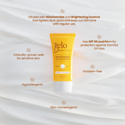 Belo SunExpert Whitening Sunscreen SPF50 50ml, Pack of 2