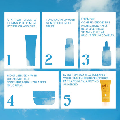 Belo SunExpert Whitening Sunscreen SPF50 50ml, Pack of 2
