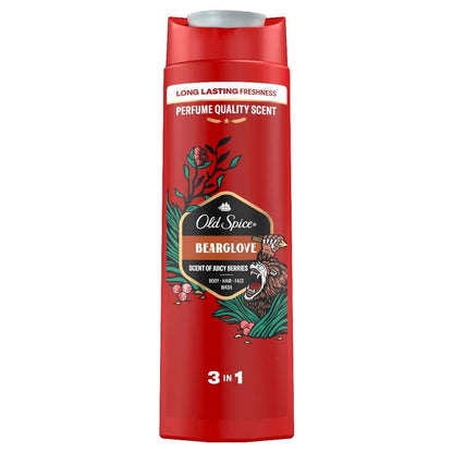 Old Spice 3-In-1 Shower Gel, Bearglove - 400ml