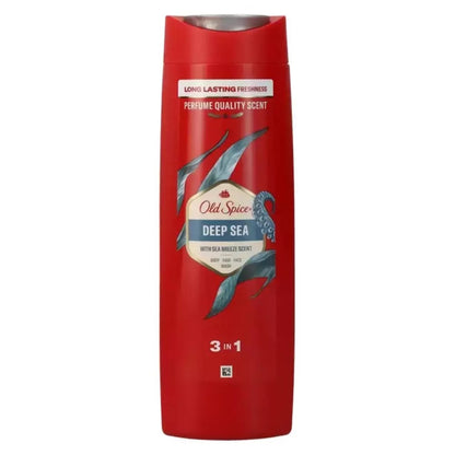 Old Spice 3-In-1 Shower Gel, Deep Sea - 400ml