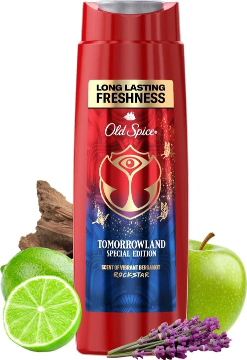 Old Spice 3-In-1 Shower Gel, Rockstar Tomorrowland Special Edition - 400ml