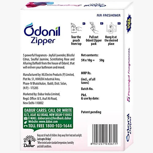 Odonil Zipper Mix Pack - 50g (Pack of 5)