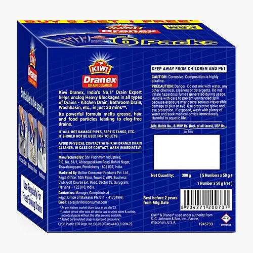 Dranex Drain Cleaner 50g*6N