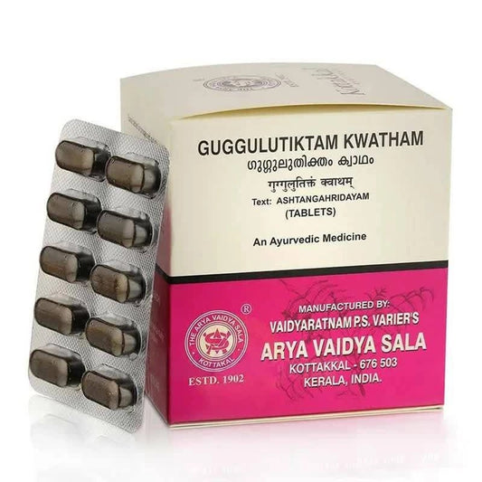 Kottakkal Guggulutiktam Kwatham - Box of 100 Tablets