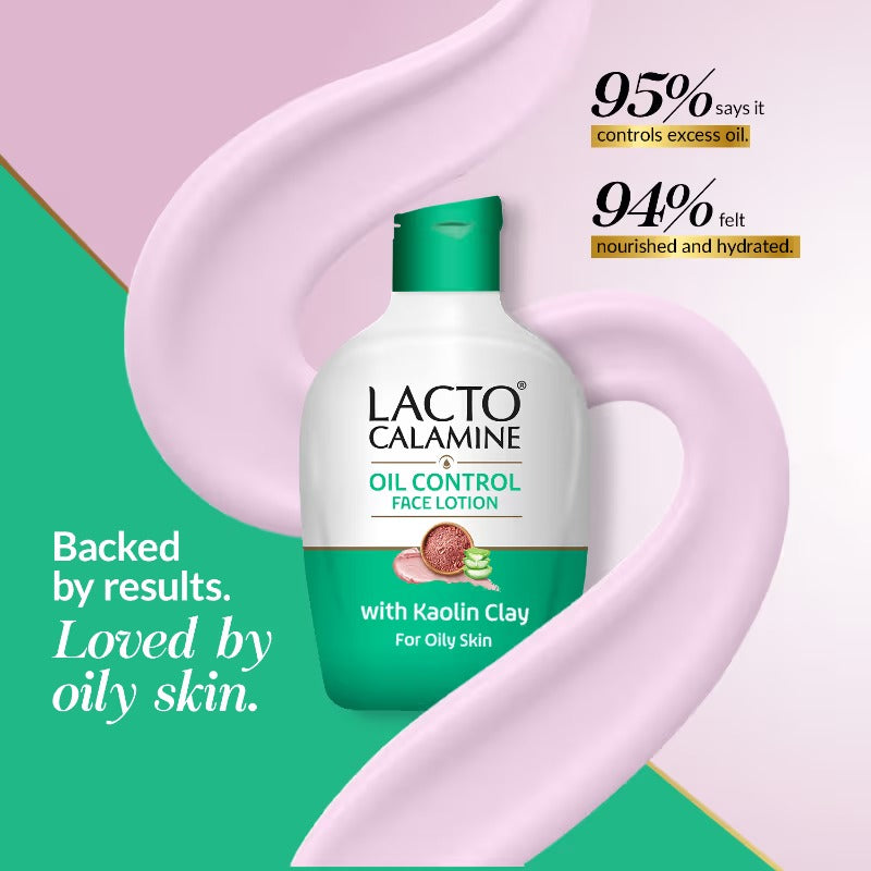 Lacto Calamine Face Moisturizer, Body Lotion with Kaolin for Combination to Normal Skin 120ml