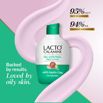 Lacto Calamine Face Moisturizer, Body Lotion with Kaolin for Combination to Normal Skin 120ml