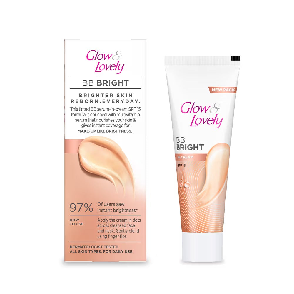 Glow & Lovely BB Cream Makeup + Multivitamin Cream Shade 01 (18g)
