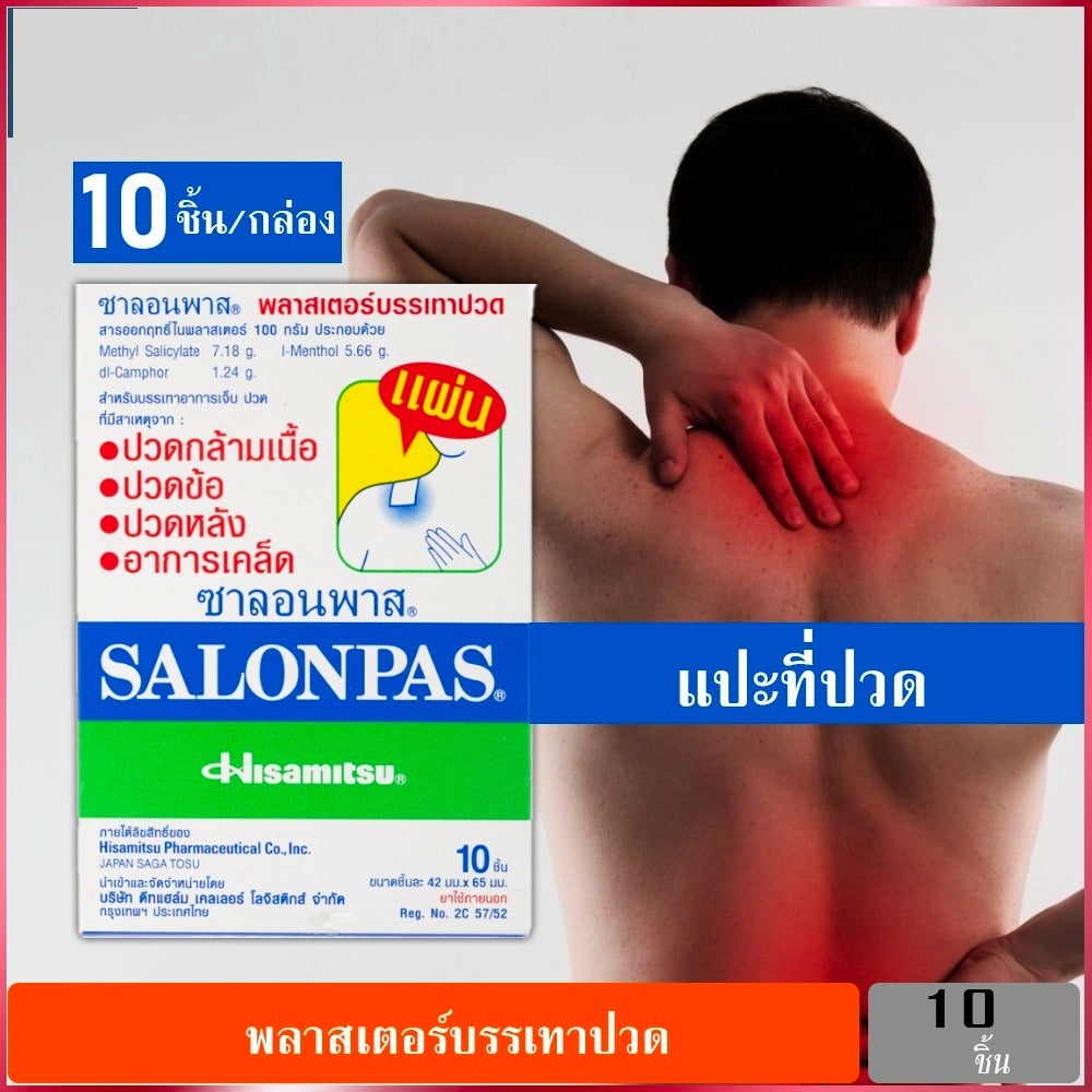 Salonpas Hisamitsu Pain Relief Patches Box of 10