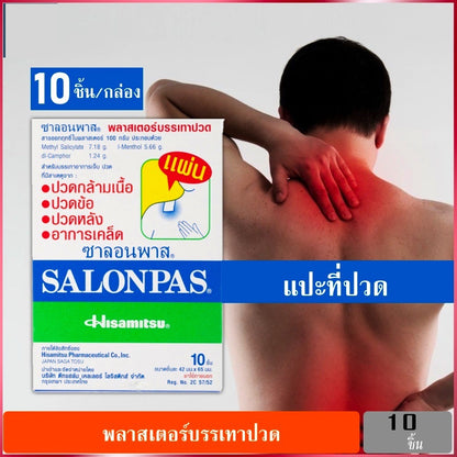 Salonpas Hisamitsu Pain Relief Patches Box of 10
