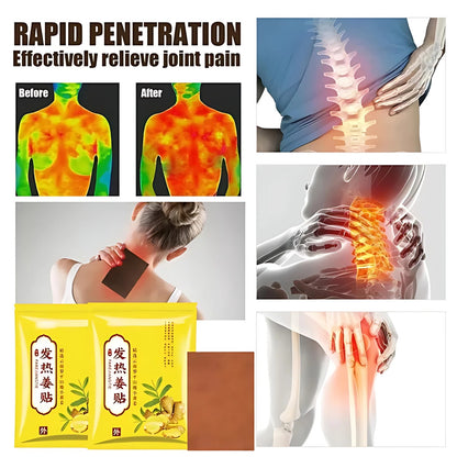 FAREJIANGTIE Pain Relief Ginger Patches - Pack of 100