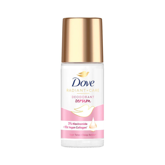 DOVE Radiant + Care Deodorant Serum Roll-On 3% Niacinamide + 10x Vegan Collagen 45 ml
