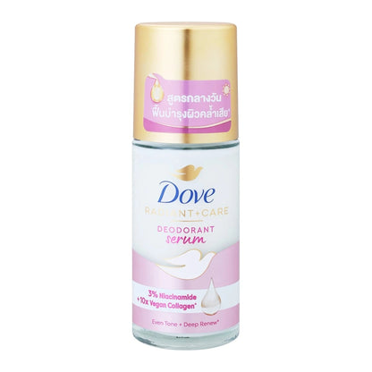 DOVE Radiant + Care Deodorant Serum Roll-On 3% Niacinamide + 10x Vegan Collagen 45 ml