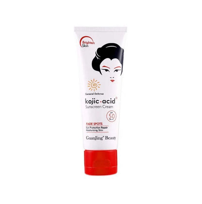Guangjing Beauty Kojic Acid Sunscreen Cream SPF 50 - 80g