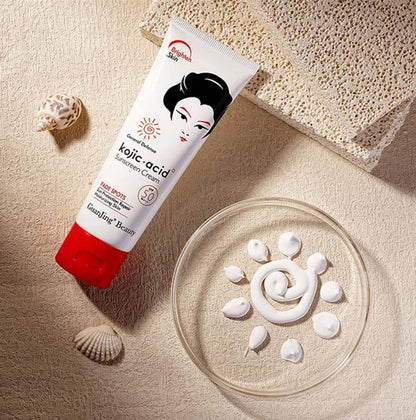 Guangjing Beauty Kojic Acid Sunscreen Cream SPF 50 - 80g