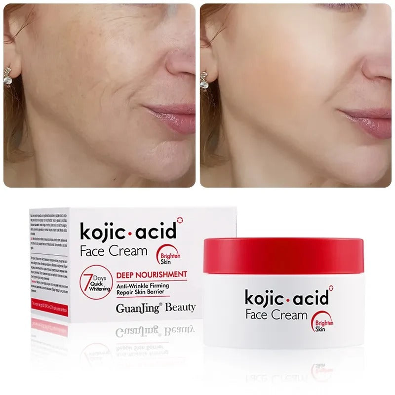 Guanjing Beauty Kojic Acid Anti-Wrinkle Face Cream - 50g