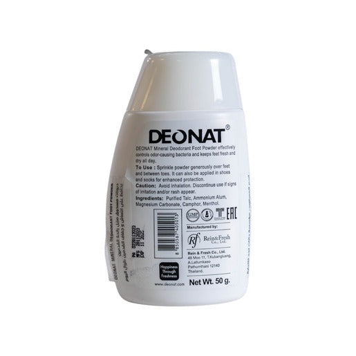 Deonat Mineral Deodorant Foot Powder 50 g