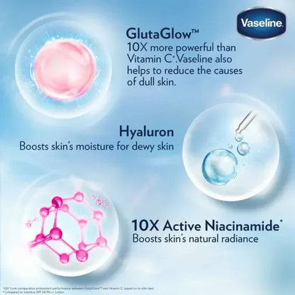 Vaseline Healthy Bright Gluta-Hya Flawless Bright Serum Burst Lotion 330ml