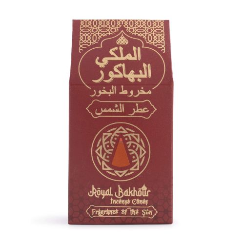 Royal Bakhour Incense Cones, Fragrance of the sun - 30 cones