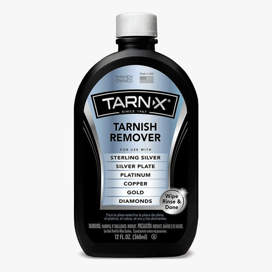 Tarn-X Metal and Jewelry Tarnish Remover, 12 Ounce Bottle