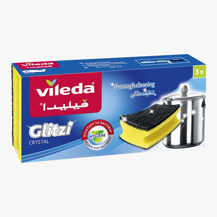 Vileda Glitzi, Dish Cleaning Sponge, 2 Pcs
