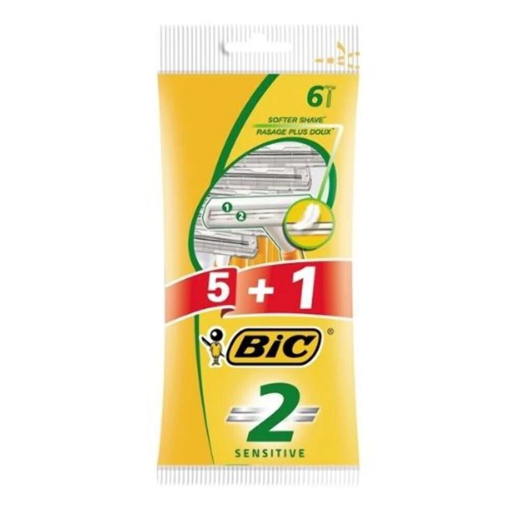 BIC 2 Sensitive Disposable Razors 6 Pack