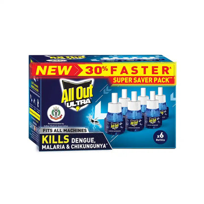 All Out Ultra Mosquito Vaporiser Refill (6 x 45 ml)