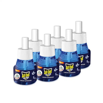 All Out Ultra Mosquito Vaporiser Refill (6 x 45 ml)