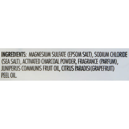 Dr Teal's Activated Charcoal and Hawaiian Black Lava Salt Epsom Salt, 3 lbs.