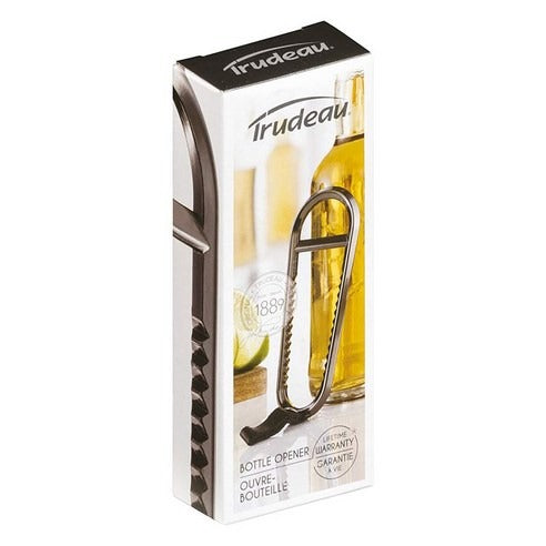 Trudeau Bottle Opener, Silver