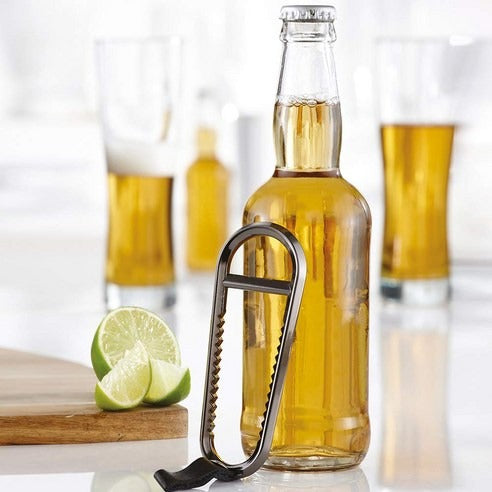 Trudeau Bottle Opener, Silver