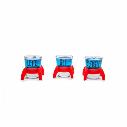 Big Mouth Let's Get Blasted Shot Glass Set (3 Pieces)