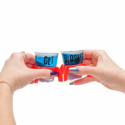 Big Mouth Let's Get Blasted Shot Glass Set (3 Pieces)