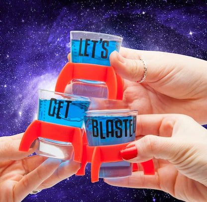 Big Mouth Let's Get Blasted Shot Glass Set (3 Pieces)
