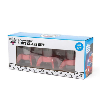 Big Mouth Let's Get Blasted Shot Glass Set (3 Pieces)