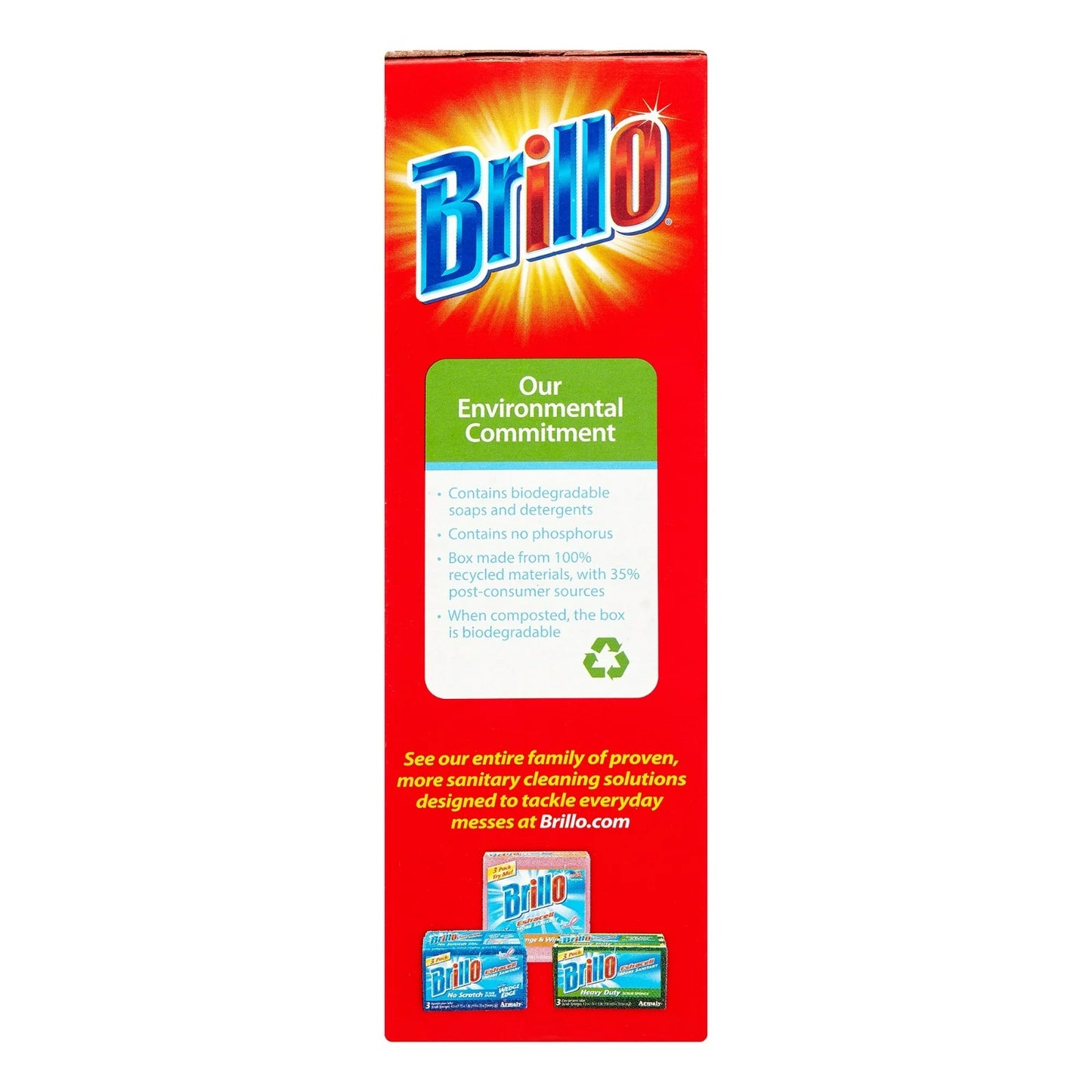 Brillo Heavy Duty Steel Wool Soap Pads, Original Scent