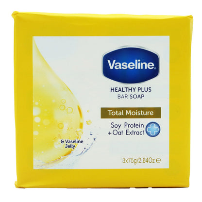 Vaseline Soap Total Moisture 75g 3 Pack