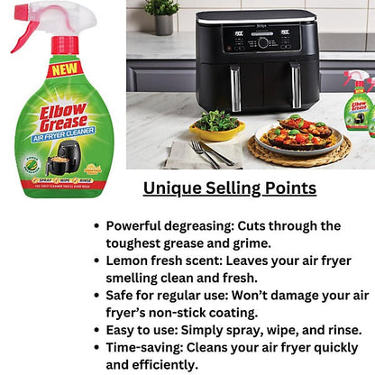 Elbow Grease Air Fryer Cleaner Lemon Fresh 500ml