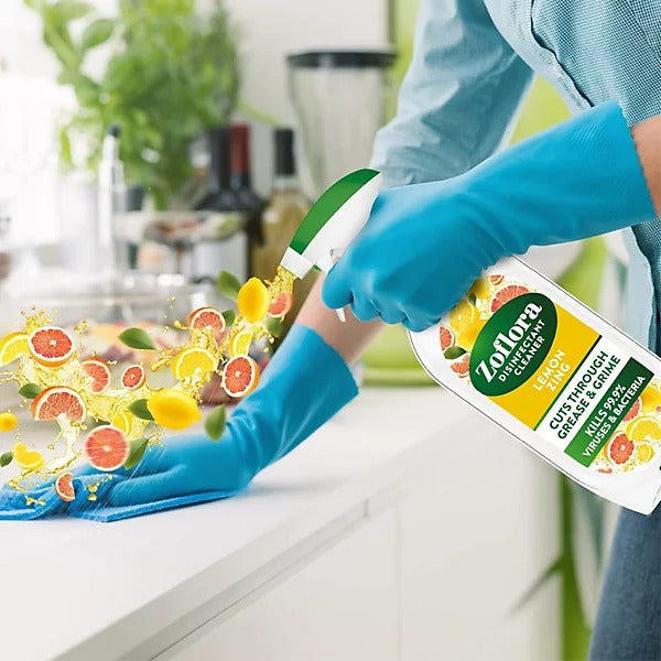 Zoflora Disinfectant Cleaner Spray Lemon Zing 800ml