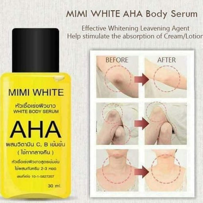 Mimi White AHA white body serum 30ml