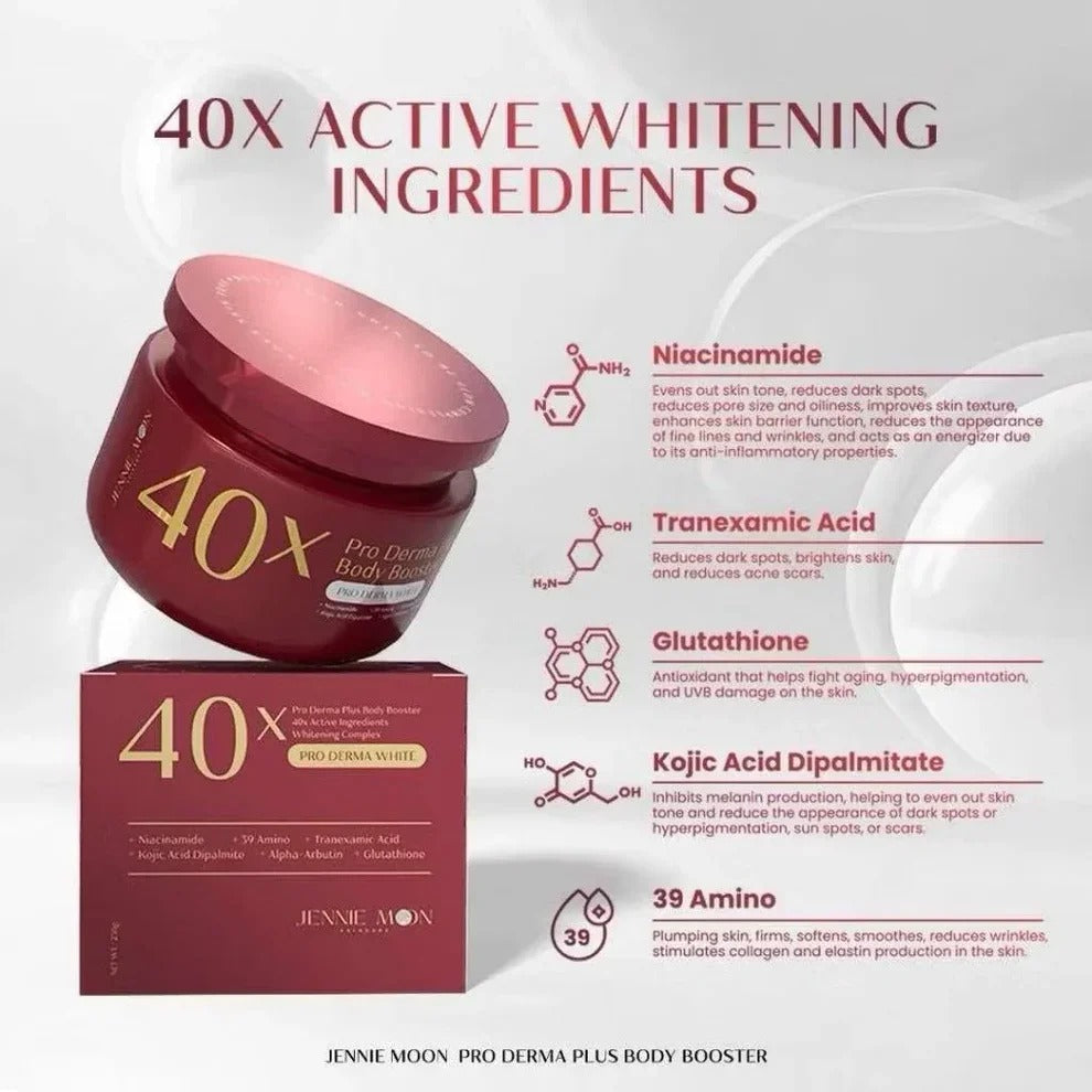 Jennie Moon 40x Pro Derma Plus Body Booster – 250g
