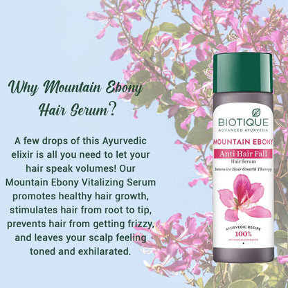 Biotique Mountain ebony anti hair fall hair serum 120 ml