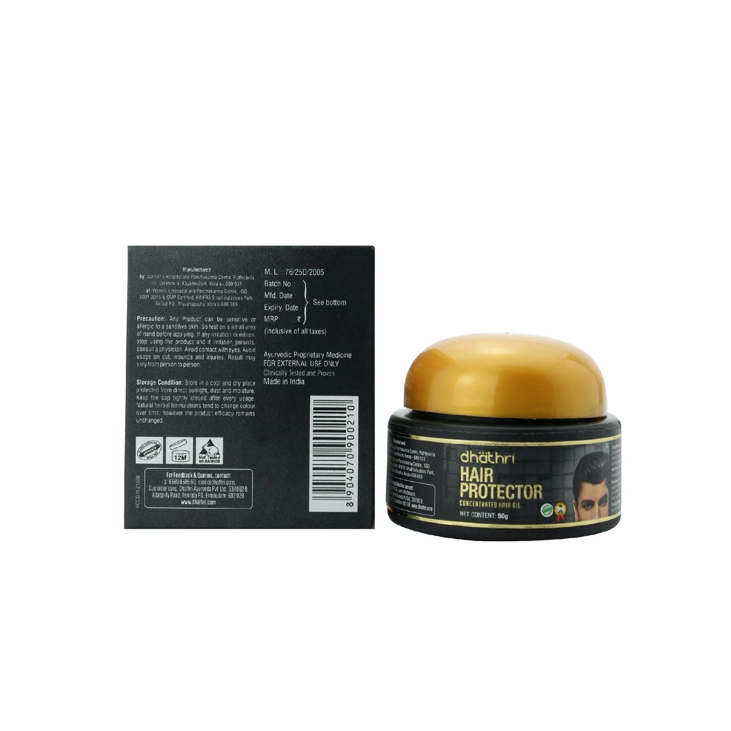 Dhathri Hair Protector - Concentrated Hair Oil 50 gm