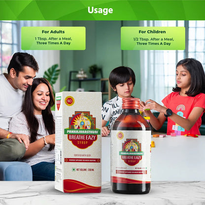 Pankajakasthuri Breathe Eazy Syrup 200 ml