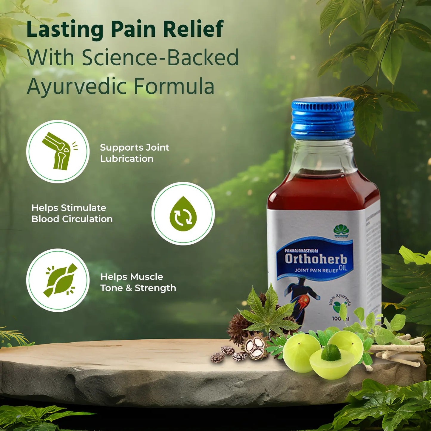 Pankajakasthuri Orthoherb Oil 100 ml