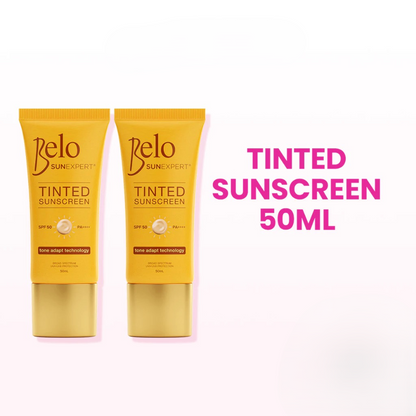 Belo SunExpert Tinted Sunscreen SPF50 PA++++ 50ml, Pack of 2