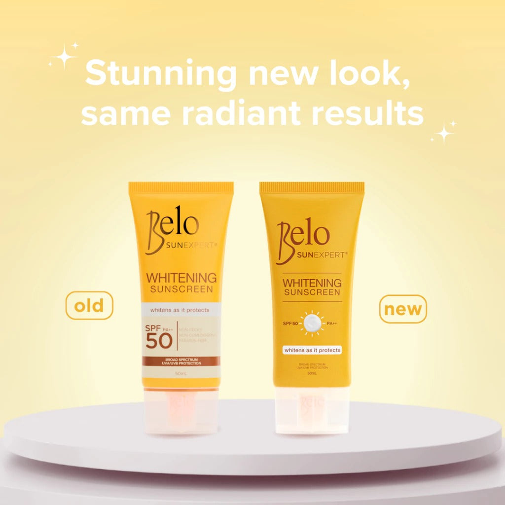 Belo SunExpert Whitening Sunscreen SPF50 50ml, Pack of 2