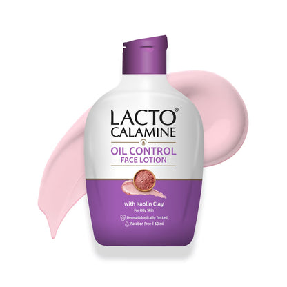 Lacto Calamine Face Lotion With Kaolin Clay & Glycerin Extracts For Oily Skin 120ml