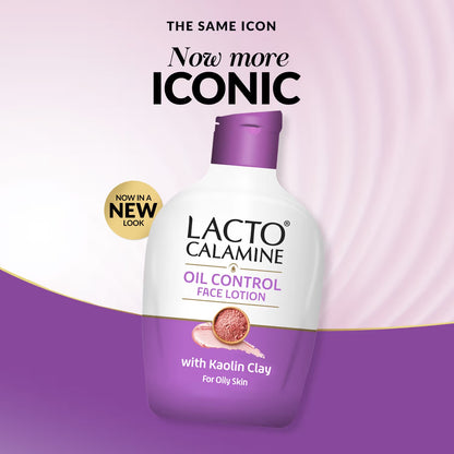 Lacto Calamine Face Lotion With Kaolin Clay & Glycerin Extracts For Oily Skin 120ml